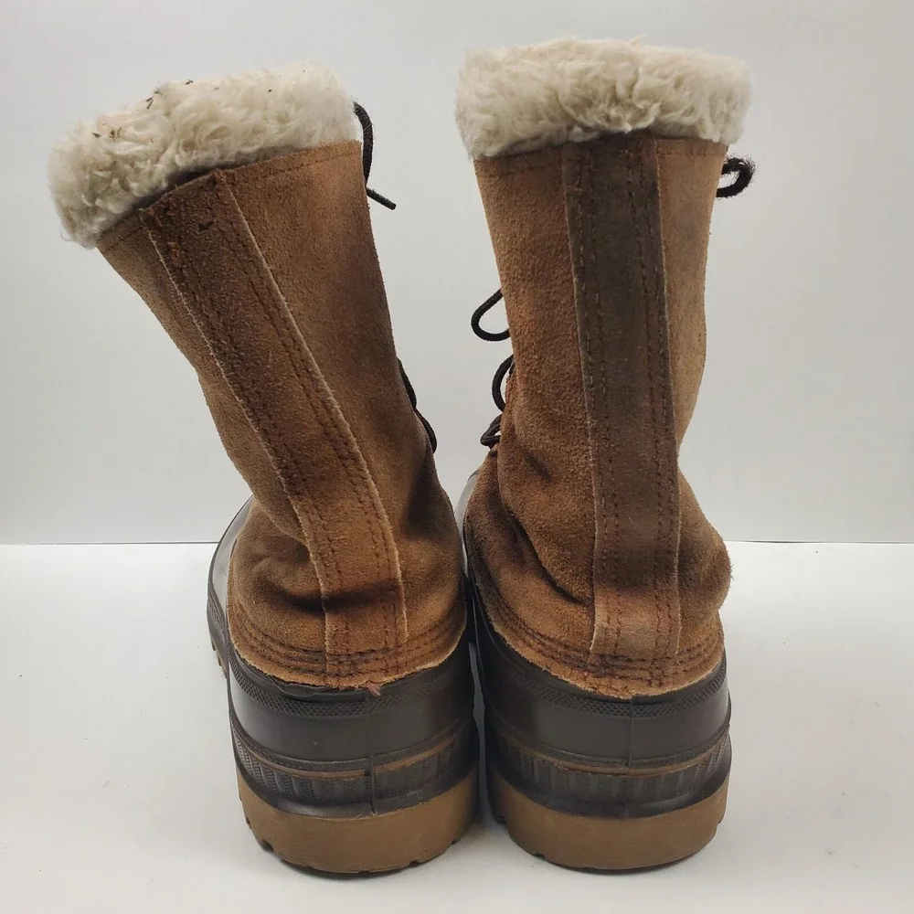 Sorel Boots Mens 9 Kaufman Winter Lined Made in‎ USA Snow Steel Shank Warm